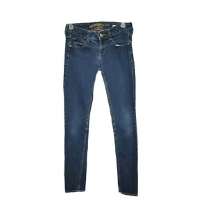 Arizona Super Skinny Low Rise Midwash Women's Jeans Size 1S (Short)